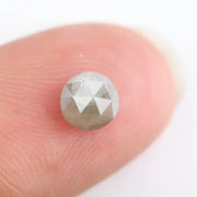 silver colour diamond natural round diamond