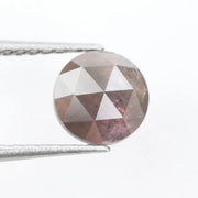 Natural 0.72Ct Pink Colored Diamond Round Shape Diamond Loose Stone For Diamond Jewelry Making 
