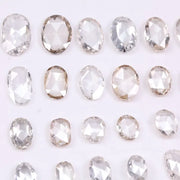 Oval Cut Lab Grown Diamond, 3 to 10 MM Loose Diamond, Rose Cut Sustainable Diamond for Engagement Ring, Wedding Jewelry & Earrings
