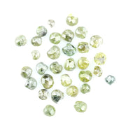 Natural green diamond with rare earthy green color, loose gemstone displaying brilliance and unique natural crystal characteristics.