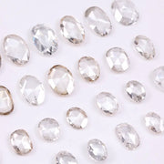 Oval Cut Lab Grown Diamond, 3–10 MM Loose Rose Cut Sustainable CVD Diamond for Engagement Rings, Wedding Jewelry & Earrings