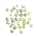 Natural green diamond with rare earthy green color, loose gemstone displaying brilliance and unique natural crystal characteristics.