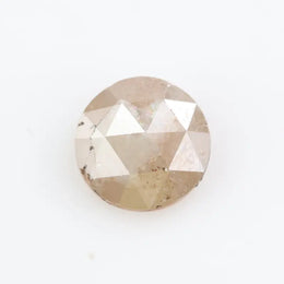 0.90Ct Natural White-Grey Colored Diamond Round Brilliant Cut Diamond Loose Stone For Custom Fine Jewelry 