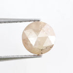 0.90Ct Natural White-Grey Colored Diamond Round Brilliant Cut Diamond Loose Stone For Custom Fine Jewelry 