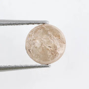 0.90Ct Natural White-Grey Colored Diamond Round Brilliant Cut Diamond Loose Stone For Custom Fine Jewelry 