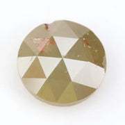 natural yellow diamond, round rose cut diamond, buy natural diamond 