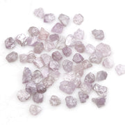 light pink raw diamond with a natural rough profile for 14K gold jewelry designs