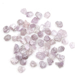 light pink raw diamond with a natural rough profile for 14K gold jewelry designs