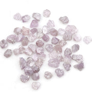 light pink raw diamond with a natural rough profile for 14K gold jewelry designs
