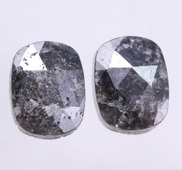 4.54 Ct Black Colored Diamond Salt And Pepper Diamond Oval Shaped Diamond Use For Jewerly 