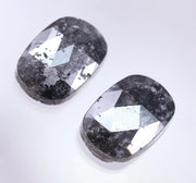 1.41 Ct Salt And Pepper Diamond Oval Cut Diamond Black Colored Diamond Use For Jewerly Unique Diamond 