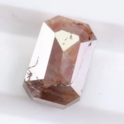 1.16 Ct emerald cut brown diamond loose natural gemstone with step-cut facets for engagement ring or custom jewelry