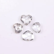 Heart Shape Lab Grown Diamond – 3–8 MM Rose Cut Ethical Loose Diamond for Promise Rings, Custom Jewelry & Unique Gifts