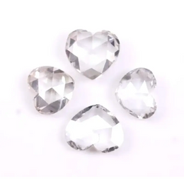 Heart Shape Lab Grown Diamond – 3–8 MM Rose Cut Ethical Loose Diamond for Promise Rings, Custom Jewelry & Unique Gifts