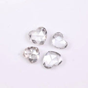 Heart Shape Lab Grown Diamond, Heart Shape Rose Cut 3 to 8 MM Diamond, Perfect Diamond for Promise Ring, Unique Cut Diamond for Gift