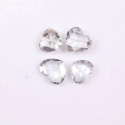 Heart Shape Lab Grown Diamond, Heart Shape Rose Cut 3 to 8 MM Diamond, Perfect Diamond for Promise Ring, Unique Cut Diamond for Gift