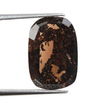 brown colour lab grown diamond eternity band lab grown diamond stud earrings 4.36 carat