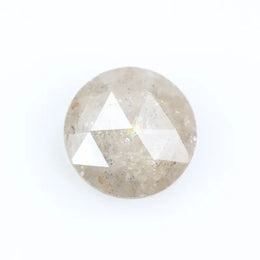 1.03Ct Natural Grey Colored Diamond Round Shaped Diamond Loose Stone For Custom Jewelry 