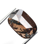 brown colour lab grown diamond eternity band lab grown diamond stud earrings 4.36 carat