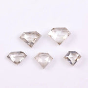 Shield Rose Cut Lab Grown Diamond , Fancy Cut CVD Loose Diamond, Ideal for Custom Jewelry, Ethical CVD Sustainable Gift for Her