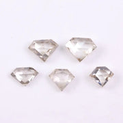 Shield Rose Cut Lab Grown Diamond , Fancy Cut CVD Loose Diamond, Ideal for Custom Jewelry, Ethical CVD Sustainable Gift for Her