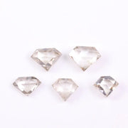 Shield Rose Cut Lab Grown Diamond , Fancy Cut CVD Loose Diamond, Ideal for Custom Jewelry, Ethical CVD Sustainable Gift for Her