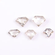 Shield Rose Cut Lab Grown Diamond , Fancy Cut CVD Loose Diamond, Ideal for Custom Jewelry, Ethical CVD Sustainable Gift for Her