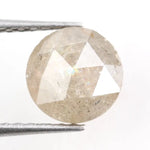 1.03ct natural grey colored diamond round shaped diamond loose stone for custom jewelry 