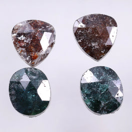 Natural Oval & Pear Shape Earth Mined Loose Diamond Pair Use For Earrings