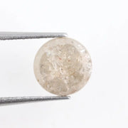 1.03Ct Natural Grey Colored Diamond Round Shaped Diamond Loose Stone For Custom Jewelry 