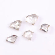 Shield Rose Cut Lab Grown Diamond , Fancy Cut CVD Loose Diamond, Ideal for Custom Jewelry, Ethical CVD Sustainable Gift for Her