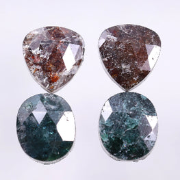Natural Oval & Pear Shape Earth Mined Loose Diamond Pair Use For Earrings