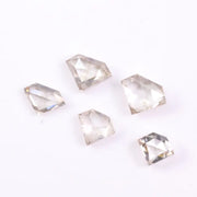 Shield Rose Cut Lab Grown Diamond , Fancy Cut CVD Loose Diamond, Ideal for Custom Jewelry, Ethical CVD Sustainable Gift for Her