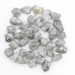 grey colour diamonds stone gems in the raw gemstones