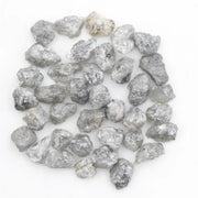 grey colour diamonds stone gems in the raw gemstones