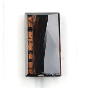 brown colour baguette cut diamond lab grown diamond stud earrings carat