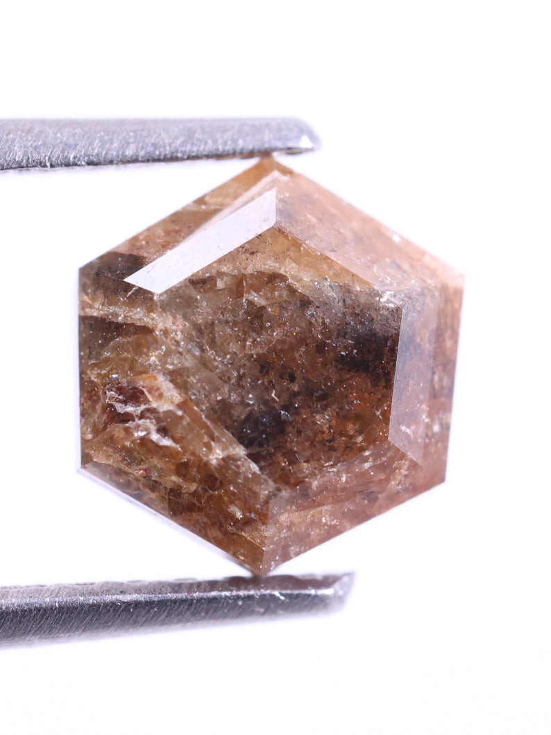 1.42 Carat Natural Fancy Color Hexagon Diamond ( 7.11x6.37x3.79 )