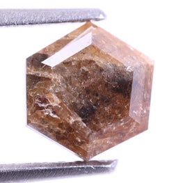 1.42 Carat Natural Fancy Color Hexagon Diamond ( 7.11x6.37x3.79 )
