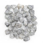 grey colour diamonds stone gems in the raw gemstones