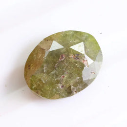 0.96 carat natural green diamond oval shape loose gemstone rare fancy green diamond for custom jewelry design.
