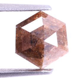 1.42 Carat Natural Fancy Color Hexagon Diamond ( 7.11x6.37x3.79 )