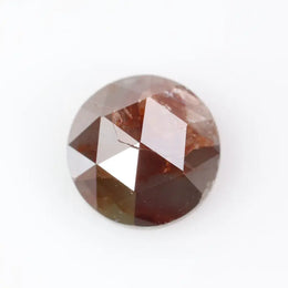 0.80Ct Natural Brown Colored Diamond Round Shaped Diamond Loose Stone For Custom Jewelry 