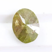 0.96 carat natural green diamond oval shape loose gemstone rare fancy green diamond for custom jewelry design.