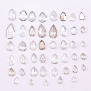 Pear Shape Lab Grown Diamond – 3–8 MM Pear Rose Cut Loose Rustic Diamond for Custom Jewelry, Engagement Rings & Gifts