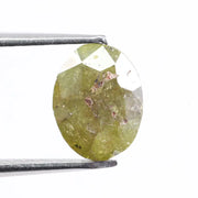 0.96 carat natural green diamond oval shape loose gemstone rare fancy green diamond for custom jewelry design.