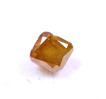 0.54 Carat Natural Yellow Color Cushion Cut Salt And Pepper Diamond