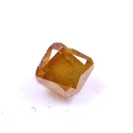 0.54 Carat Natural Yellow Color Cushion Cut Salt And Pepper Diamond