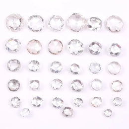 Round Rose Cut Lab Grown Diamonds – 1–6 MM Loose CVD Rustic Diamonds for Engagement Rings, Custom Jewelry & Fine Designs