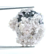 3.00 Ct round cut white & black CVD lab created diamond loose stone for custom jewelry design.