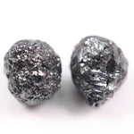Matching pair of raw gray diamonds is especially rare, making them ideal for custom jewelry designs.